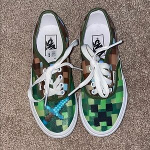 Hand Painted Minecraft Vans Sneakers